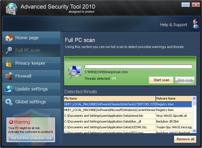 Advanced Security Tool 2010