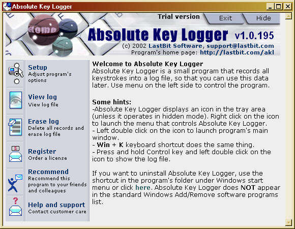 Absolute Key Logger