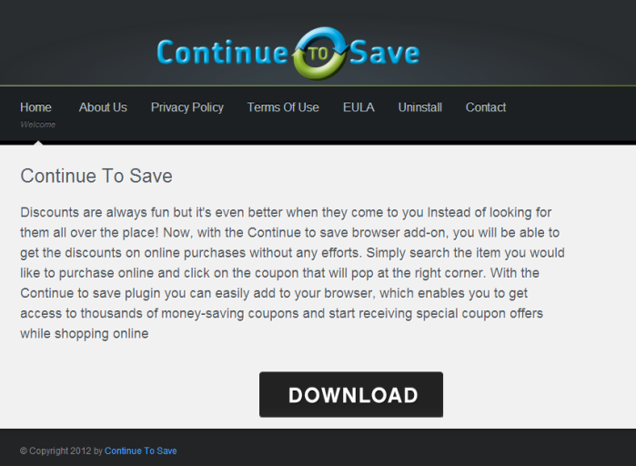 Continue To Save