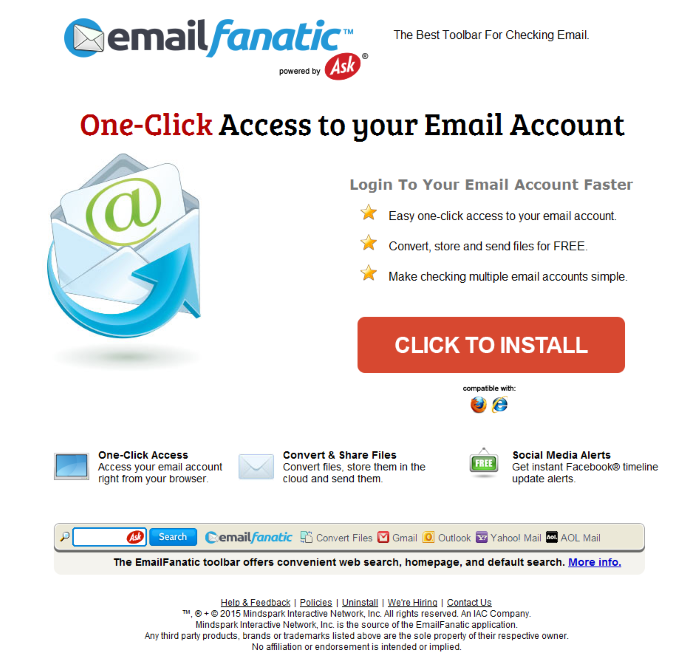 EmailFanatic Toolbar