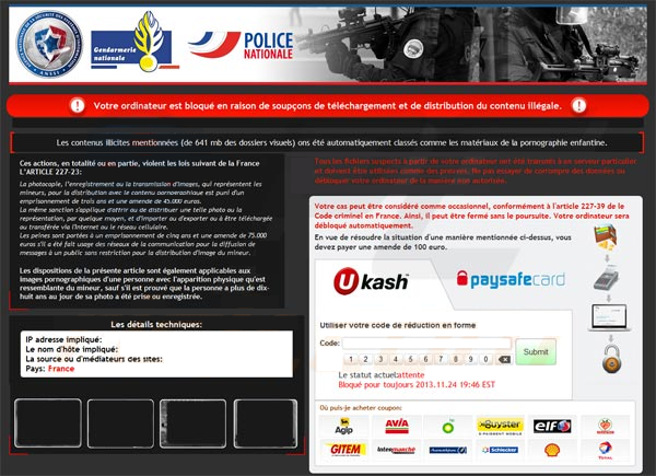 Gendarmerie Police Nationale Virus