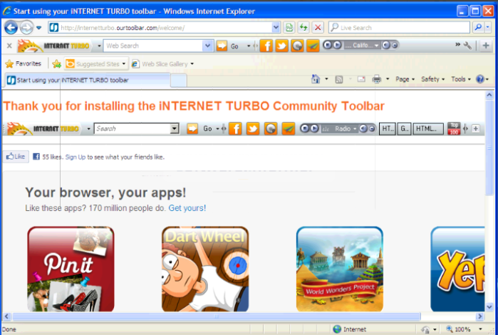 Internet Turbo Toolbar
