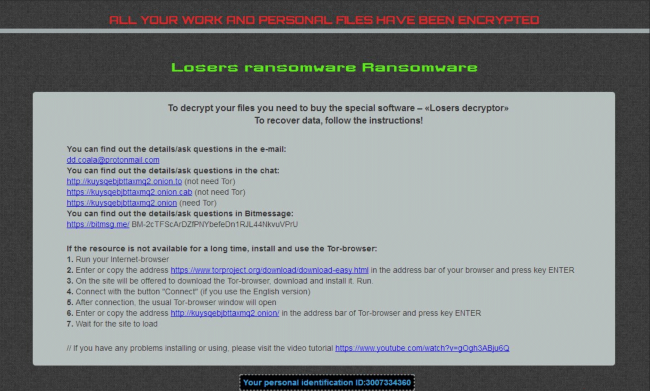 Losers Ransomware