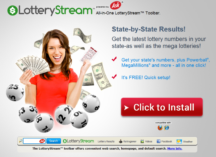 LotteryStream Toolbar