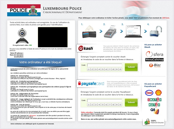 Luxemburg Police Virus