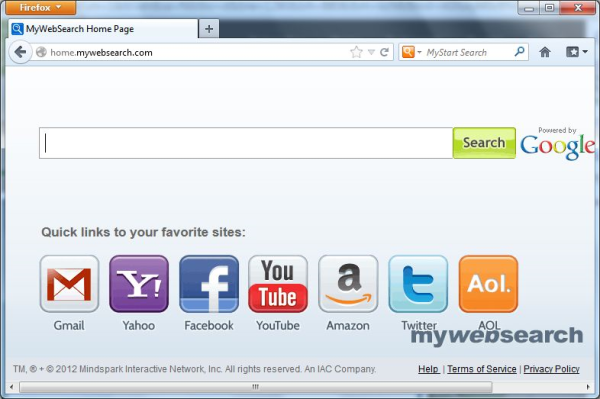 Mywebsearch (Zotob)
