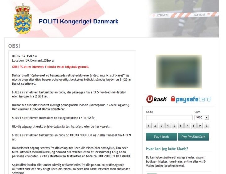 Politi Kongeriget Danmark Virus