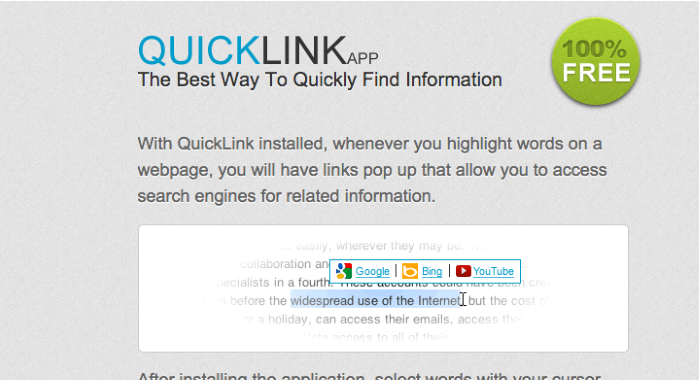 QuickLinkApp