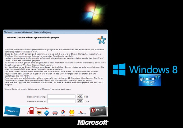 Windows Genuine Advantage Benachrichtigungen Virus