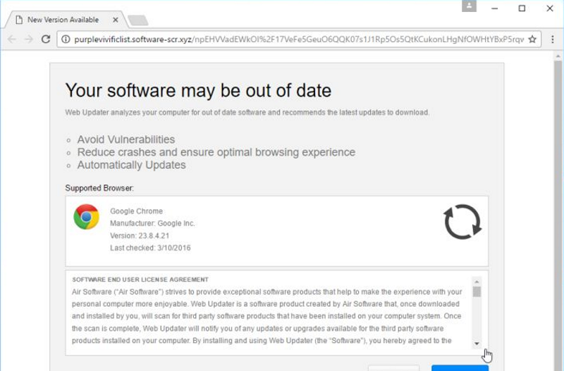 Your Browser is Out of Date