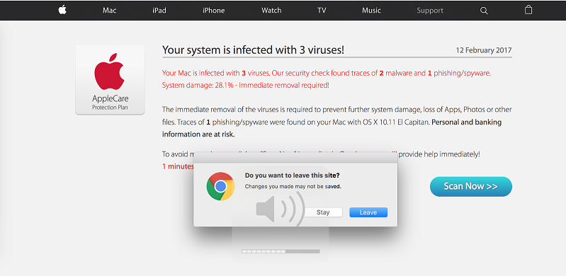 Your system is infected with 3 viruses!